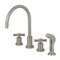 Kingston Brass KS8728ZX Widespread Kitchen Faucet, Brushed Nickel KS8728ZX - alternate 1